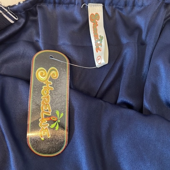 Shoreline.  Jumpsuit. Blue/White Stripe.  Size L. - Picture 7 of 11